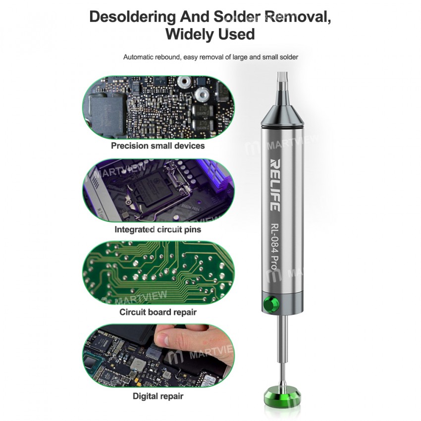 relife rl-084-pro-strong-suction-aluminum-alloy-desoldering-sucker-for-pcb-soldering-repair-7