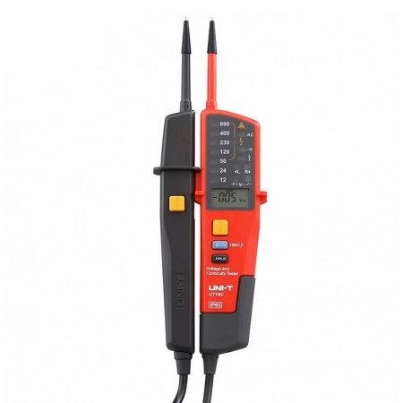 UNI-T UT18C 0~690V Auto Range LCD Display AC / DC Voltage Tester with IP65 Waterproof