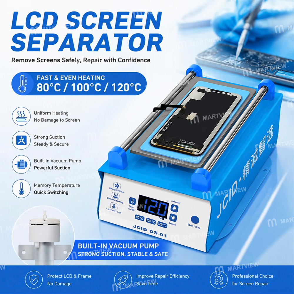 jcid ds-01-high-suction-lcd-screen-separator-built-in-vacuum-pump-with-temperature-memory-settings-2