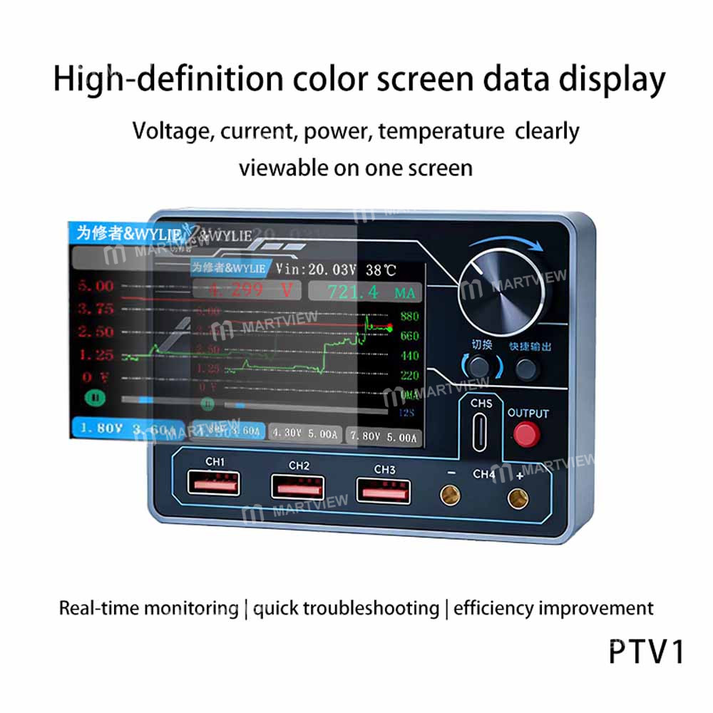 wylie ptv1-multi-channel-repair-power-supply-for-commissioning-maintenance-of-precision-equipment-8