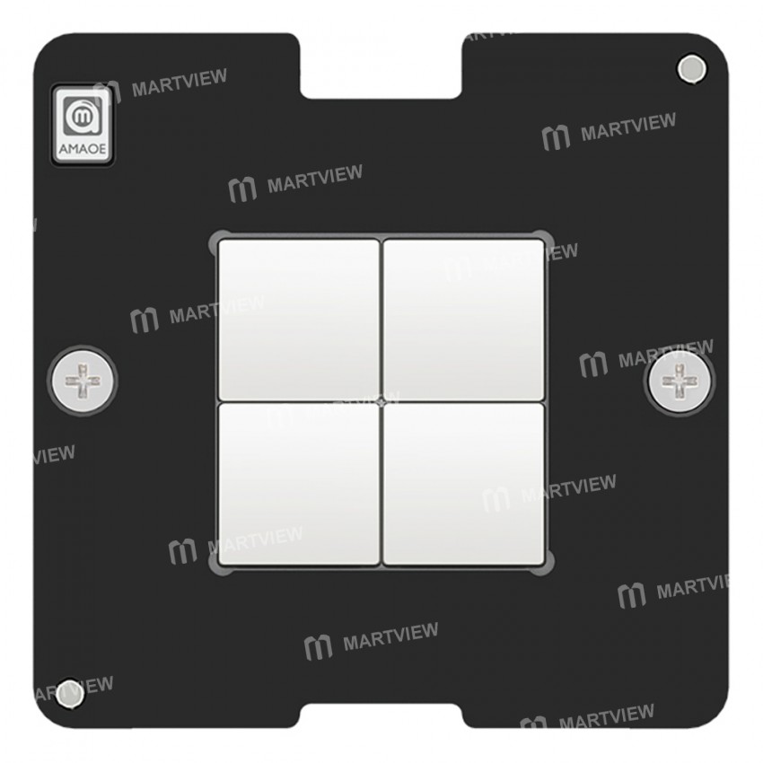 amaoe 020mm-cpu-bga-reballing-stencil-platform-set-for-apple-m2-pro-339s01134-4