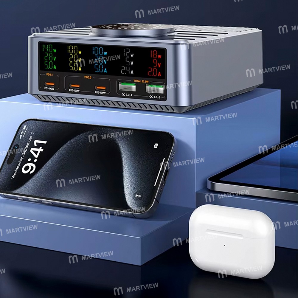 wlx f2-260w-smart-display-desktop-pd31-fast-charging-station-with-15w-magnetic-wireless-charging-9