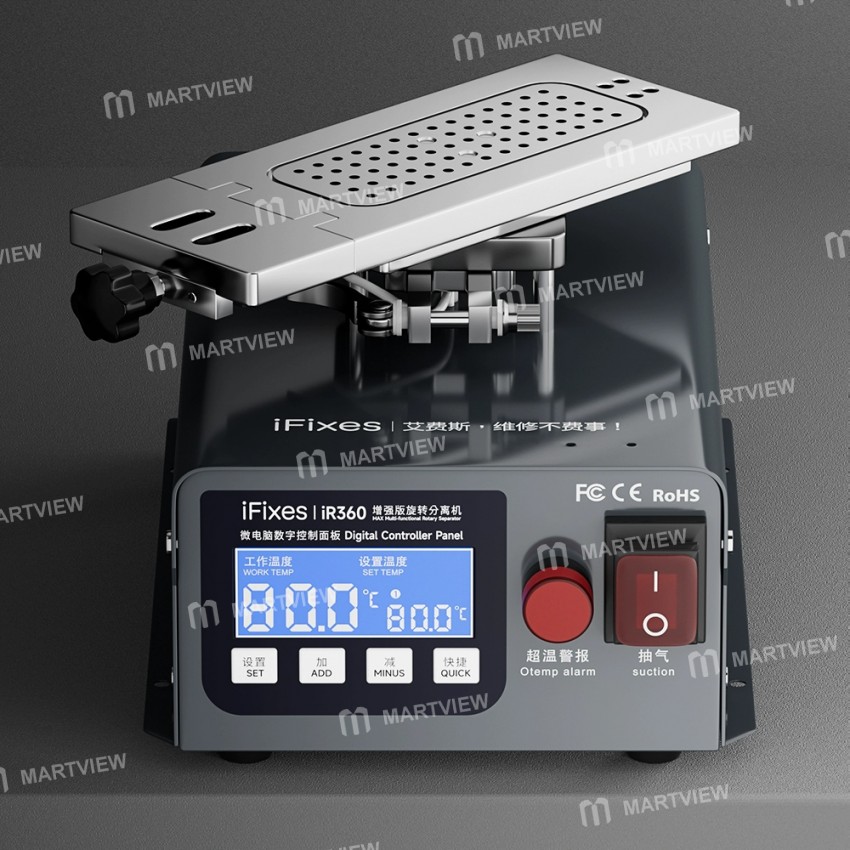 ifixes ir360-max-8-inch-lcd-screen-multi-functional-360-rotary-heating-separator-machine-11