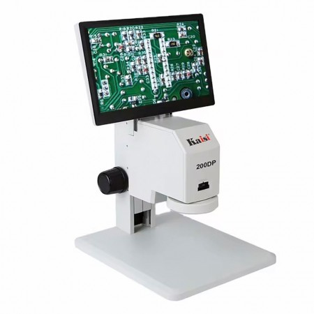 Kaisi K-200DP 12-78X Video Microscope with 11.6-inch LCD Display for Mobile Phone Repair