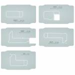 B&R IP-A10 10-in-1 Middle Layer Stencil Planting Tin Platform for iPhone X-12 Pro Max Motherboard