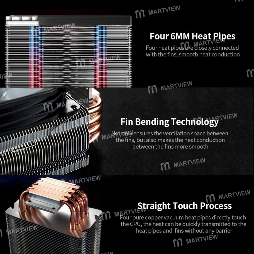 jonsbo cr-1400-4-heat-pipes-argb-tower-cpu-cooler-with-single-pwm-4-pin-fan-4