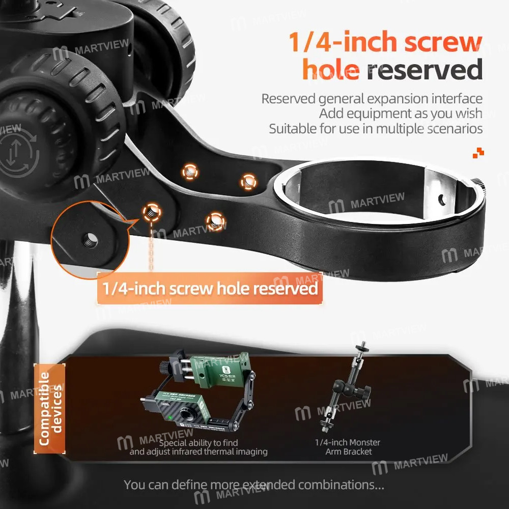 ycs 76mm-diameter-adjustable-microscope-lifting-bracket-for-binocular-trinocular-stereo-microscope-5