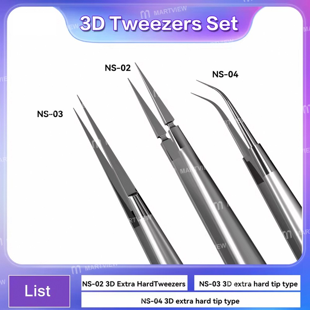 i2c ns-series-super-alloy-high-precision-stainless-steel-super-hard-extra-tip-flying-wire-tweezers-6
