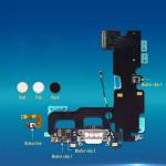 Replacement home button fingerprint repair flex cable usb charging dock flex cable for iPhone 7 7plu