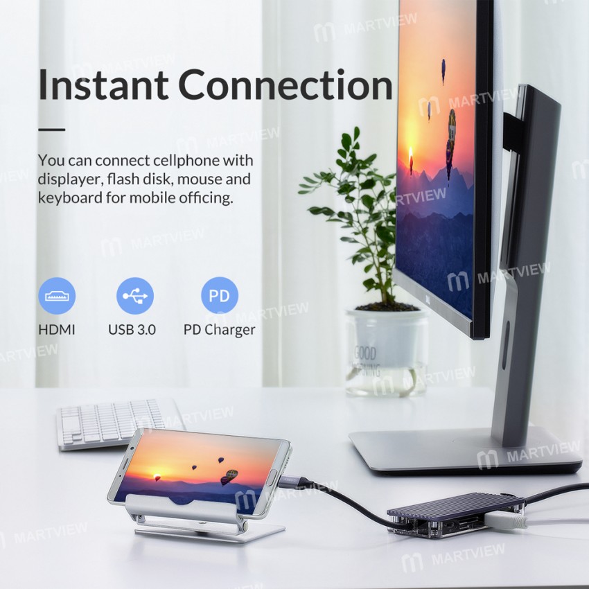 orico wb-series-type-c-to-multiple-interfaces-transparent-hub-18