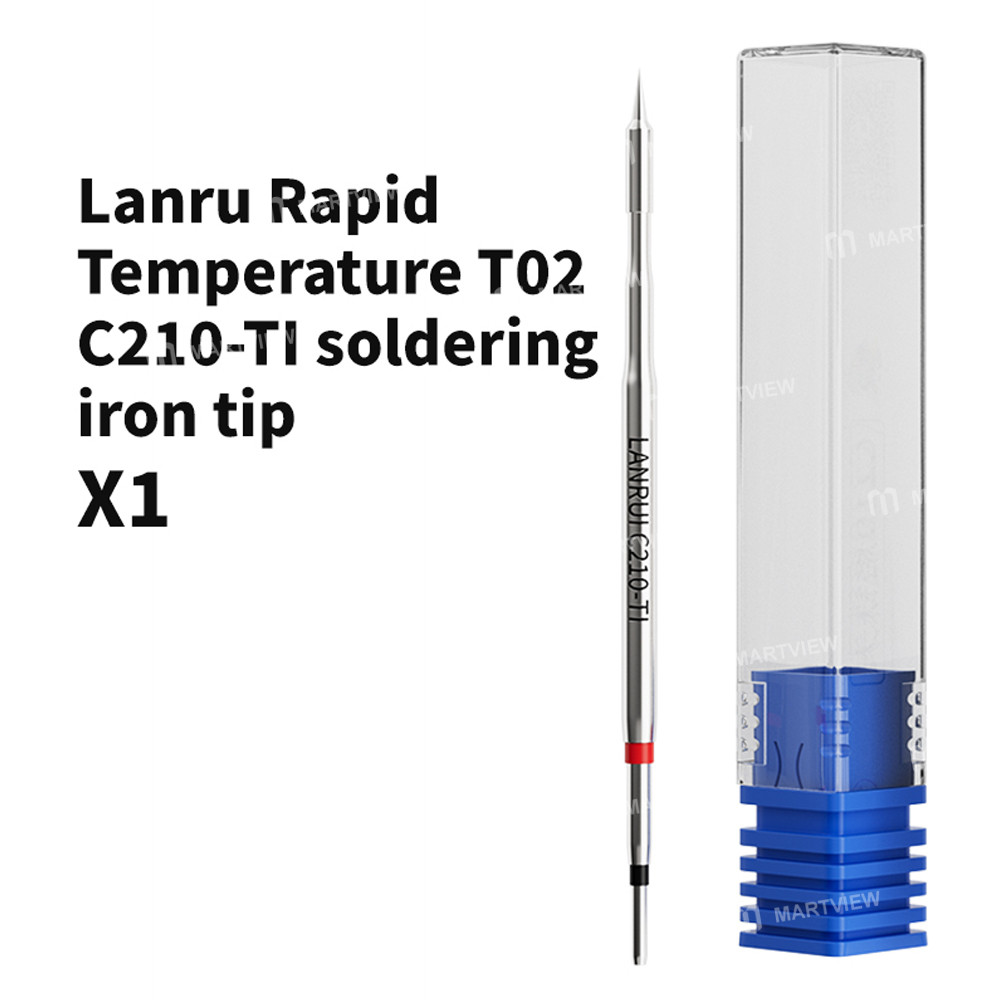 lanrui t02-c210-integrated-electroplated-soldering-iron-tips-compatible-with-c210-soldering-station-