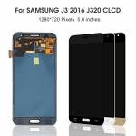 TFT LCD Display Touch Screen Digitizer Assembly Replacement for Samsung Galaxy J3 2016 J320F - Gold