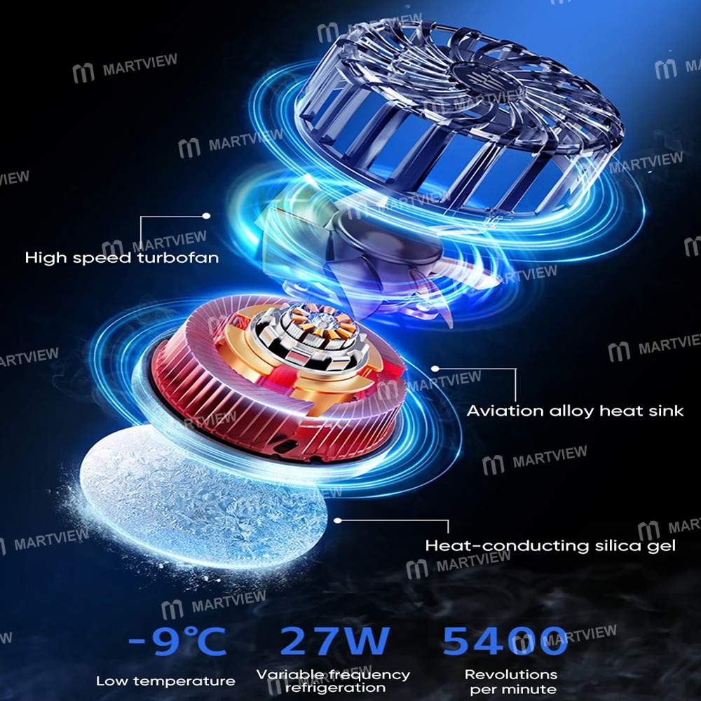 nubia redmagic-cooler-4-pro-27w-magnetic-semiconductor-radiator-for-iphone-android-7