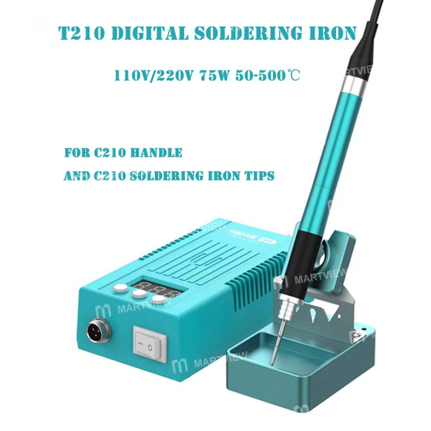 Uyue 305 75W T210 Digital Soldering Station with C210 Soldering Tip for PCB Motherboard Repair