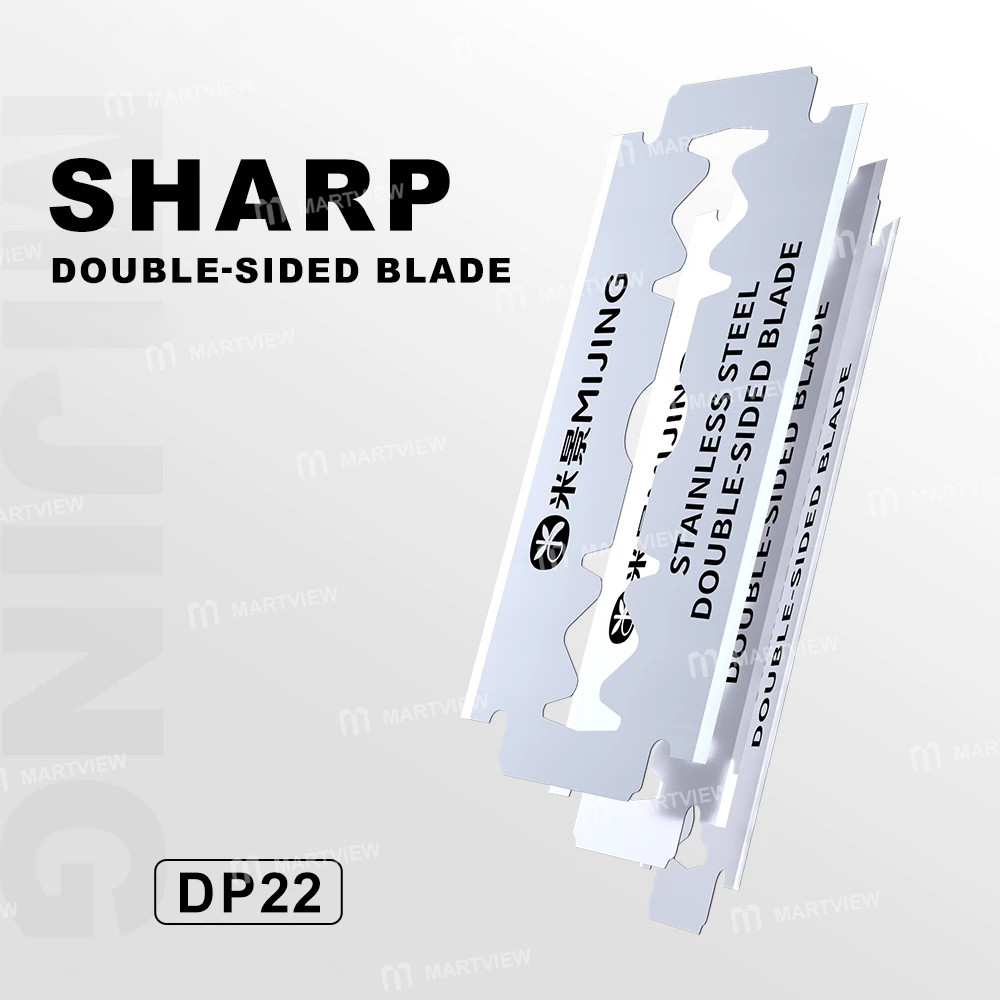 mijing dp22-sharp-stainless-steel-double-sided-blade-for-screen-frame-glue-removal-3