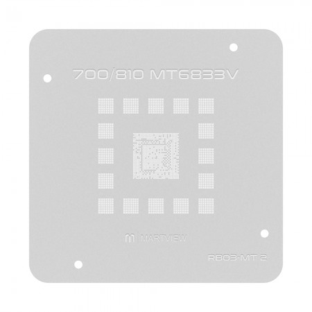 Martview RB03-MT2 CPU BGA Reballing Stencil for MTK Dimensity 700 / 810 MT6833V