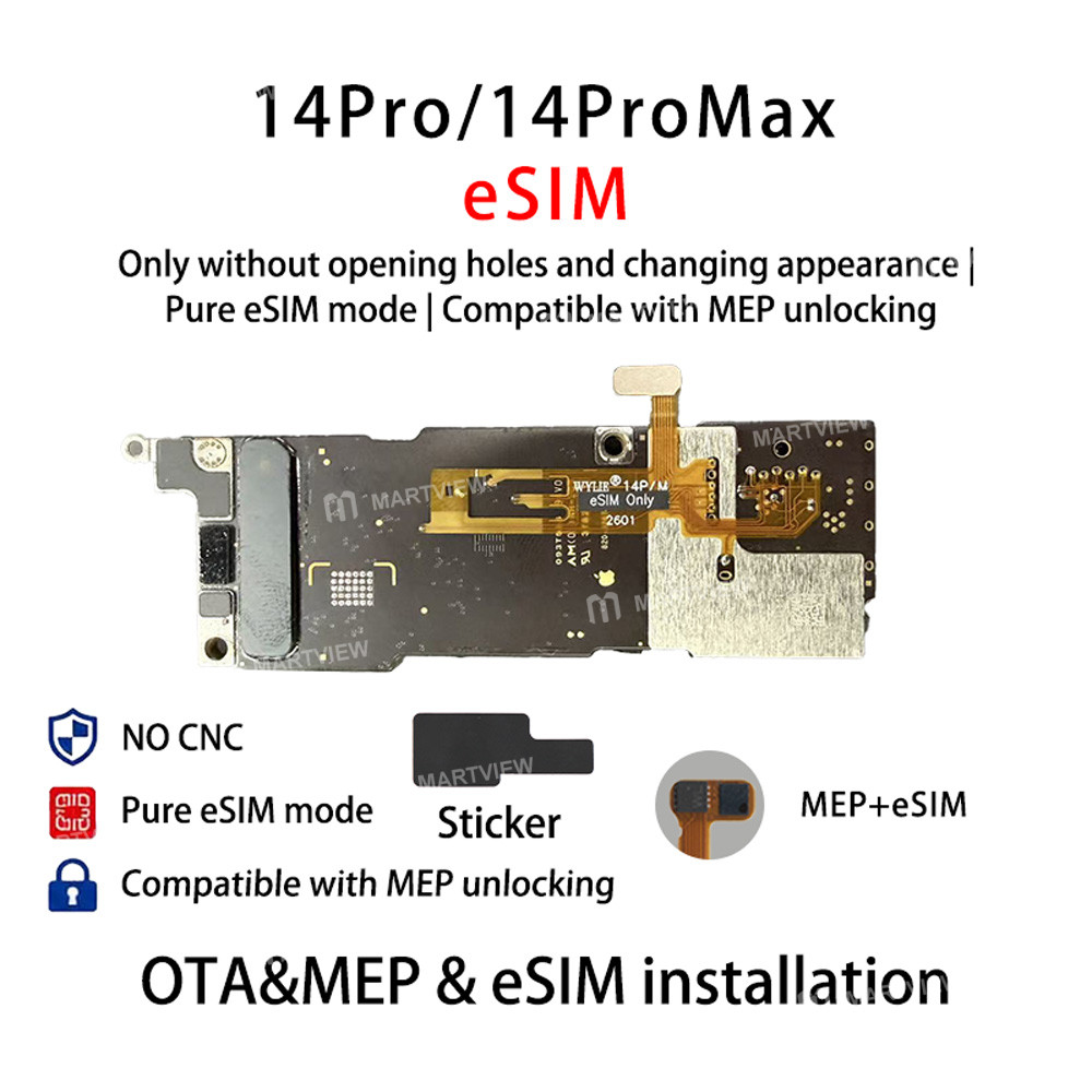 wylie esim-only-solution-no-cnc-maintains-original-body-for-us-version-iphone-14-pro-14pro-max-2