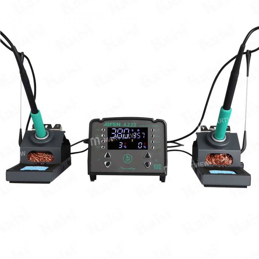 aifen a220-double-station-rework-soldering-station-compatible-with-c245-210-115-handle-7