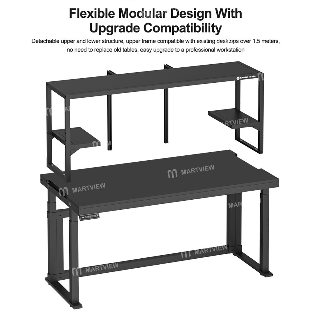 sunshine m1-pro-intelligent-72cm-to-117cm-height-adjustable-repair-table-for-expanded-work-area-17