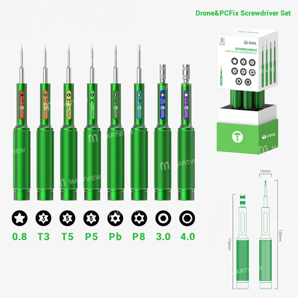 2uul sd95-dronepcfix-8-in-1-screwdriver-set-for-phones-tablets-laptops-drones-repair-7