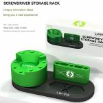 luowei lw-316-360-rotating-aluminum-alloy-storage-rack-for-screwdriver-tweezers-storage-2