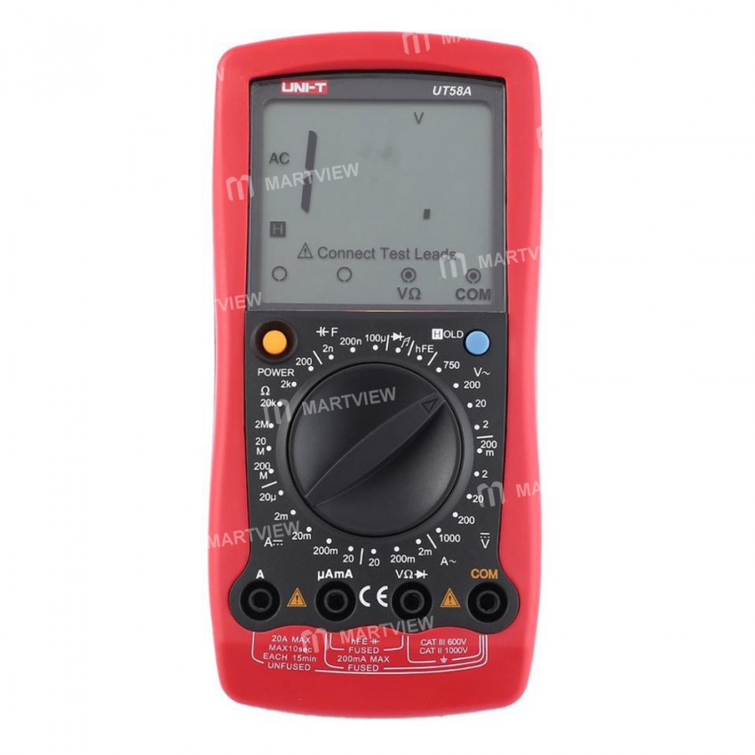 UNI -T UT58A 2000 Counts Manual Range Digital Multimeter