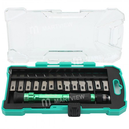 Pro'sKit PD-398 14-in-1 Multifunction PrecisionCarving Knife Set