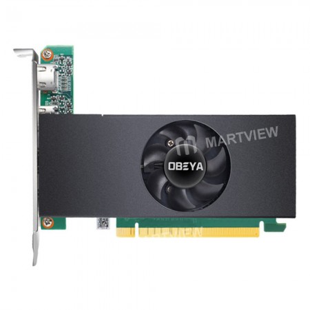 Obeya GT730 4H LP 4-Screen Graphics Card 2G / DDR3 / 64bit Memory Support Split Screen with 4 HD Ports