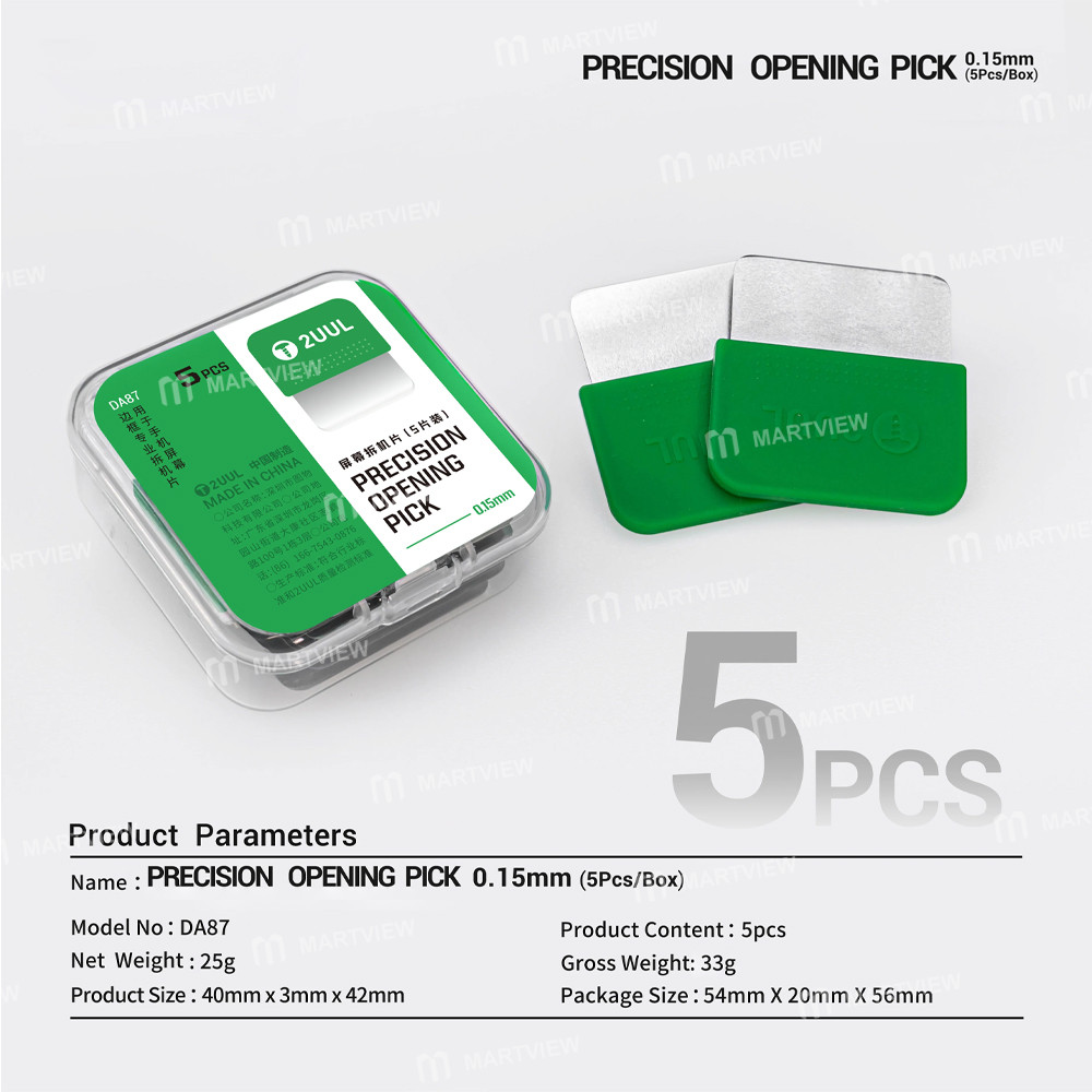 2uul da87-ultra-thin-precision-opening-pick-for-phone-screen-back-cover-disassembly--5pcs-7
