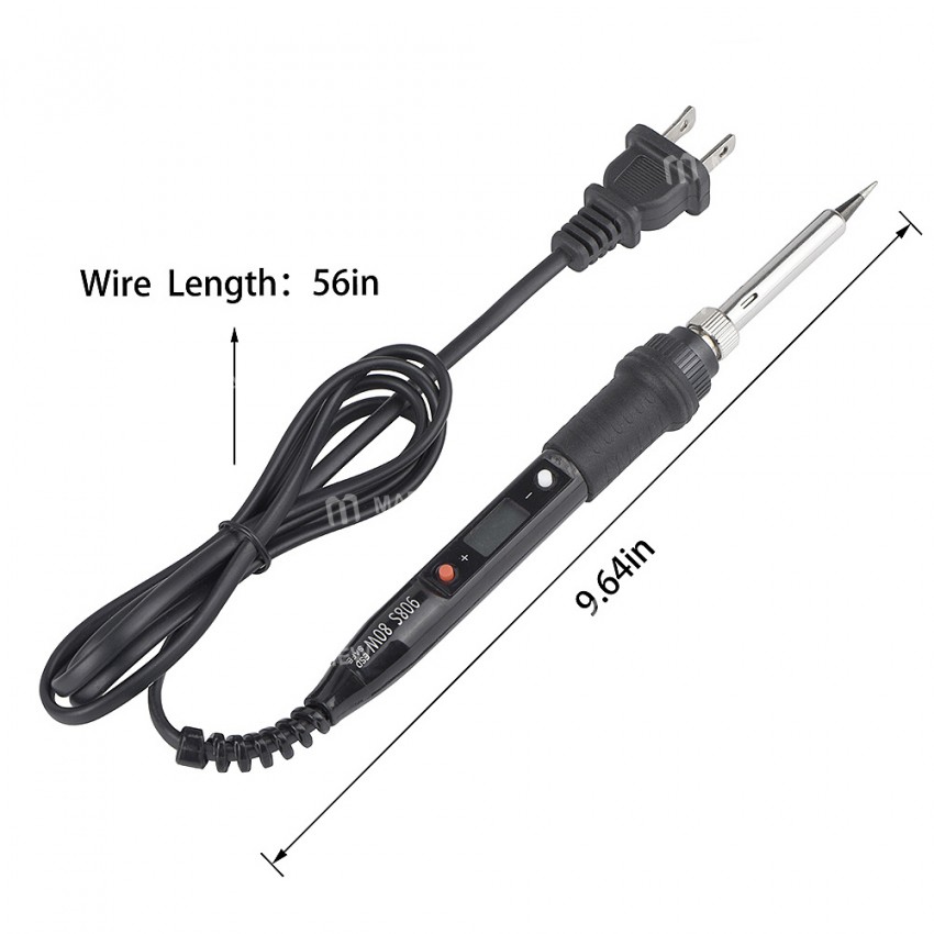 JCD 908S 80W LCD Adjustable Temperature Solder Welding Electric Soldering Iron
