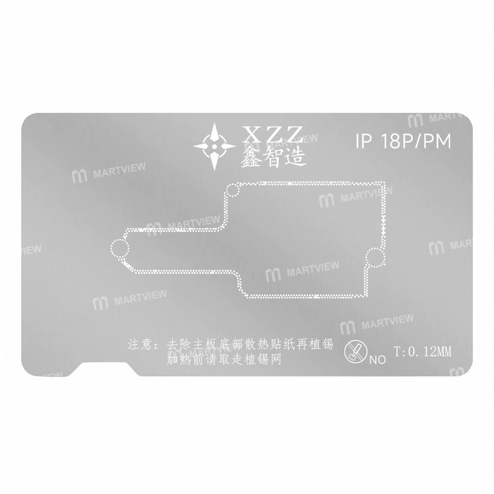 xzz tr18-2-in-1-middle-layer-bga-reballing-stencil-platform-for-iphone-18-pro-18pro-max-2