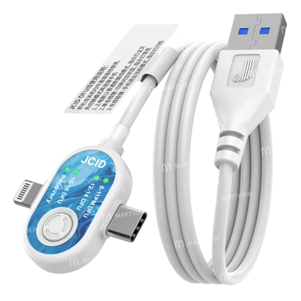 jcid no-dismantling-automatic-dfu-cable-for-iphone-apple-device-system-recovery-workflow-1