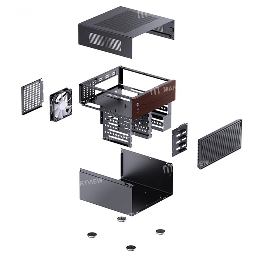 jonsbo n4-type-c-8-hard-disk-mini-nas-desktop-computer-chassis-support-itx-matx-motherboard-8