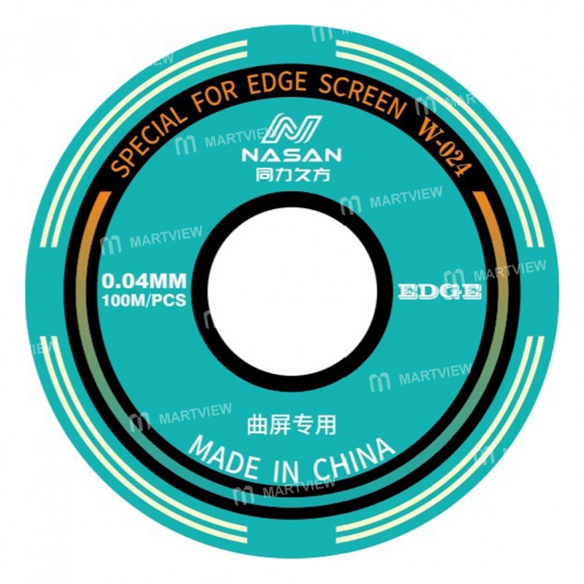 nasan w-024-100m-curved-screen-cutting-diamond-wire-for-lcd-display-screen-separator-repair-3