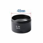 0.5X 48mm Stereo Microscope Barlow Adapter Lens
