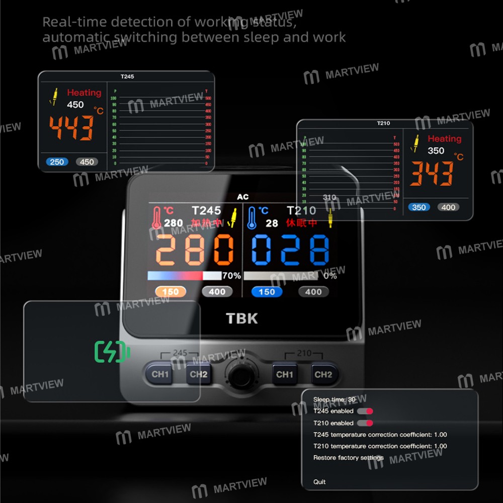 tbk 310-multifunctional-intelligent-double-station-soldering-iron-station-with-wireless-charging-10