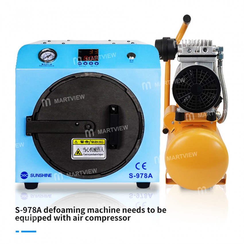 Sunshine S-978A Mini One-button Intelligent Defoaming Machine for LCD Refurbishment
