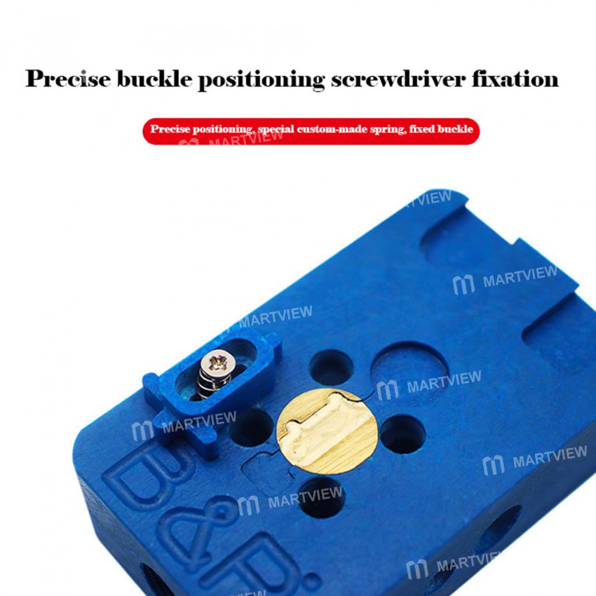 B&R Home Button Touch ID Fingerprint Repair Base Fixture Heating Platform Tool for iPhone 5 - X