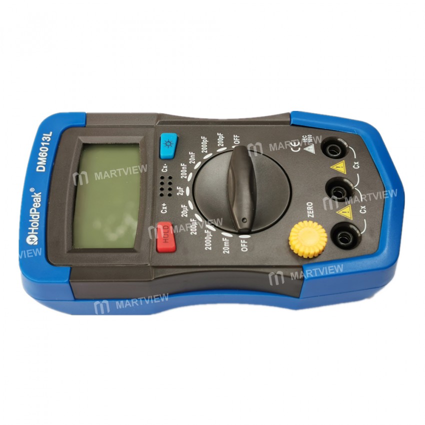 HoldPeak DM6013L Handheld Professional Digital Capacitance Meter with LCD Backlight