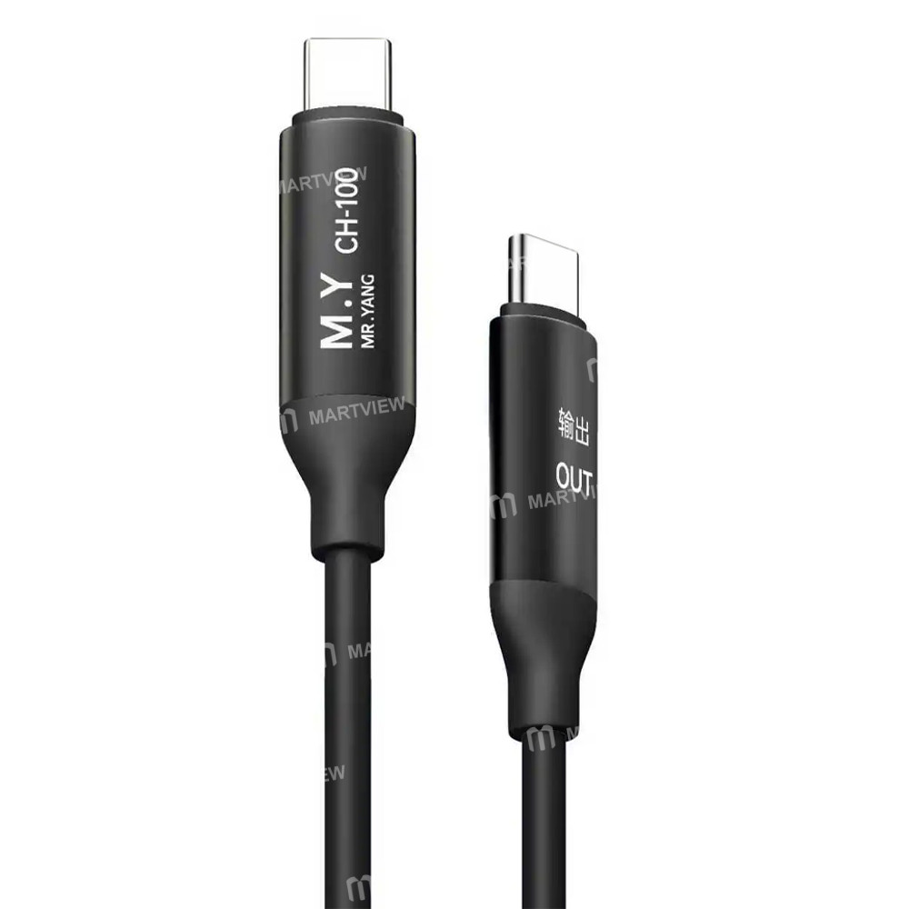 ycs mryang-ch-100-100w-protocol-conversion-cable-for-smartphones-tablets-laptops-car-charger-1