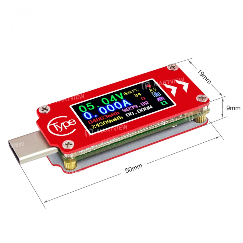 TC64 USB Type-C Power Voltage Current Meter Tester Multimeter