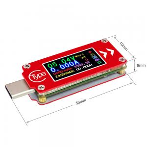 Misuratore Di Tensione USB Tester, Misuratore Elettrico USB Tester 4 30v 0 6 5a Wattmetro Voltmetro Amperometro Capacita Caricabatterie Rilevatore 98130903 - Foto 7