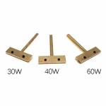 30 / 40 / 60W Short T-type Solder Iron Tip with Blade for Remove Cell Phone Screen UV / LOCA Glue