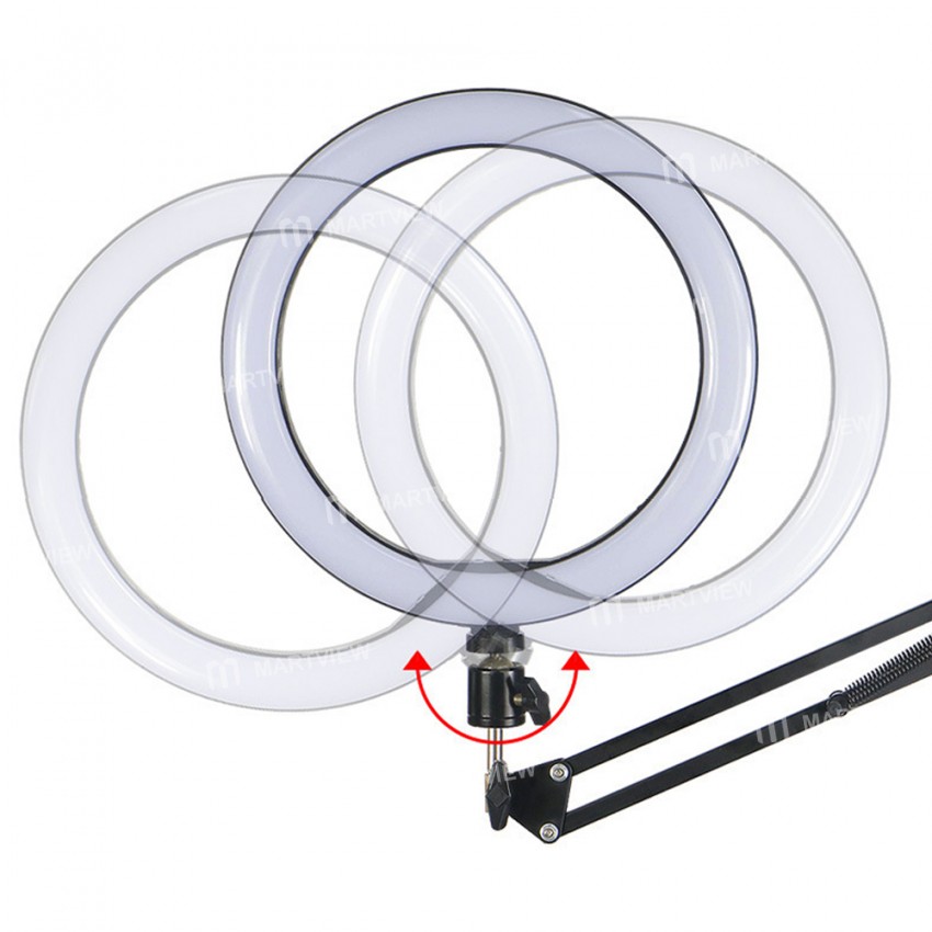 telescopic folding-desktop-cantilever-cell-phone-live-streaming-stand-with-10-inch-led-fill-light-4