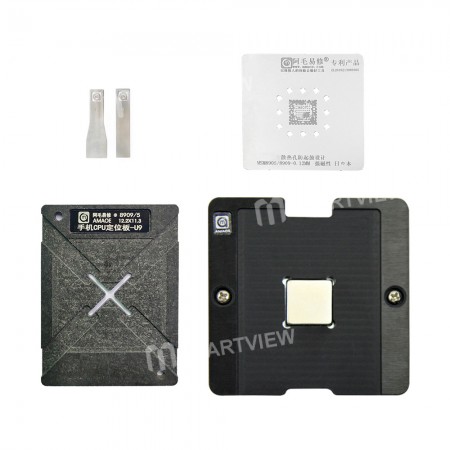 Amaoe U9 0.12MM BGA Stencil IC Solder Reballing Tin Net for MSM8905 / 8909 CPU