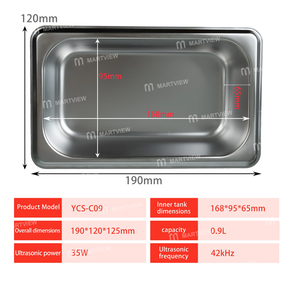ycs c09-09l-professional-benchtop-ultrasonic-cleaner-for-motherboard-accessories-glasses-5