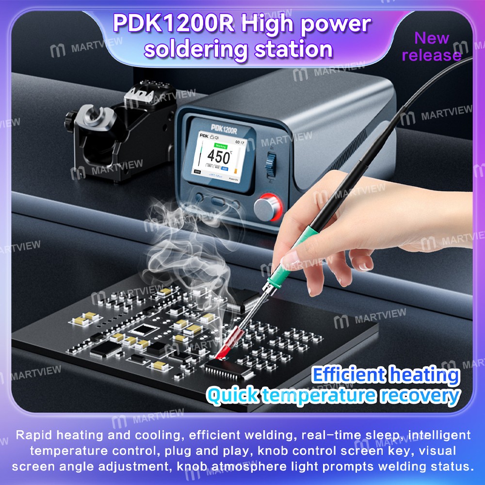 pdk1200r intelligent-temperature-control-large-solder-joints-industrial-station-support-c470-handle-