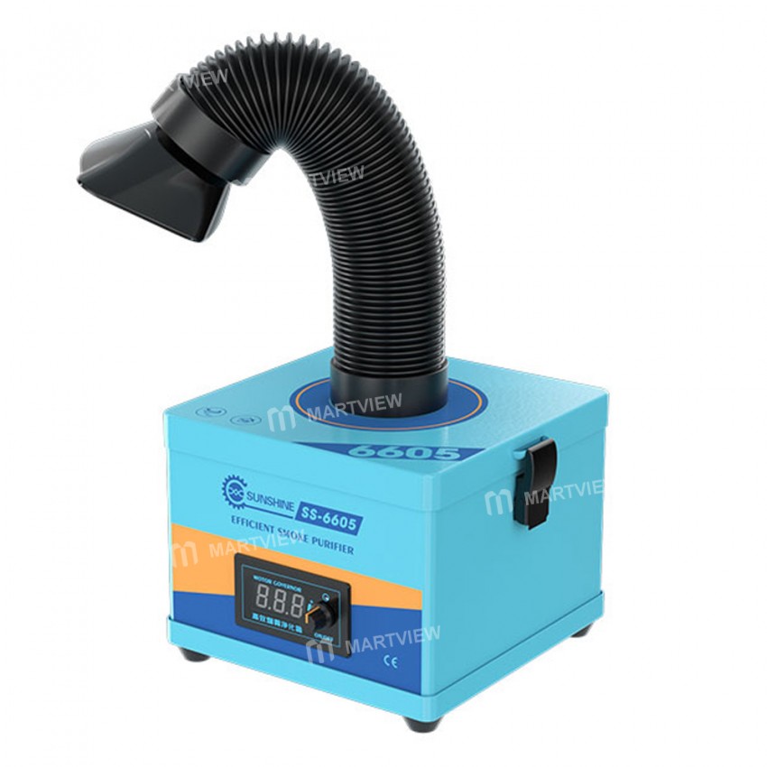 sunshine ss-6605-strong-suction-smoke-purifier-for-mobile-phone-pcb-welding-repair-4