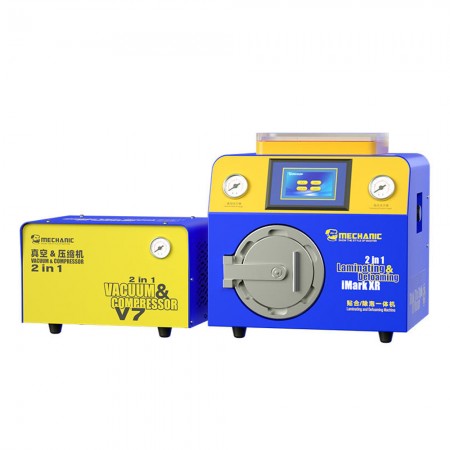 Mechanic iMark XR Laminating & Debubbling Machine with V7 Vacuum Compressor for Phone Screen Repair