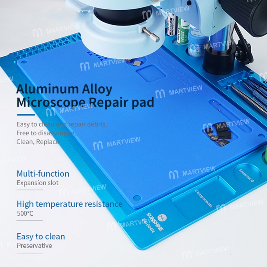 Sunshine SS-004N Multifunction Aluminum Alloy Microscope High Heat Resistant Maintenance Mat
